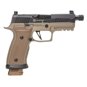 SIG SAUER P320 9MM PISTOL 4.6" 21RD, TWO-TONE FLAT DARK EARTH - 320AXGCA-9-CW-CBT-TB-R2