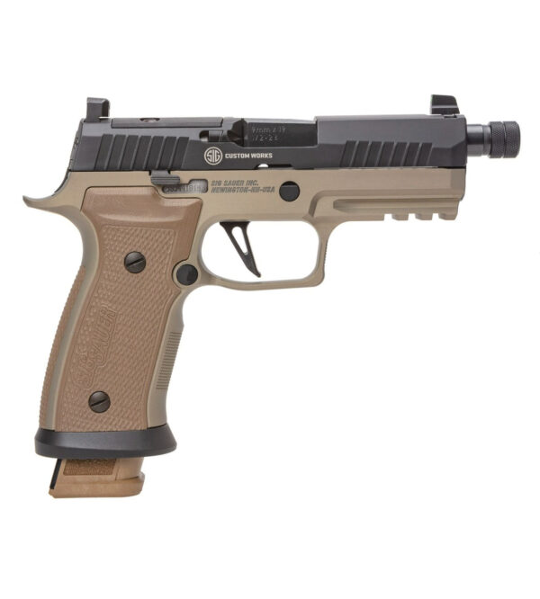 SIG SAUER P320 9MM PISTOL 4.6" 21RD, TWO-TONE FLAT DARK EARTH - 320AXGCA-9-CW-CBT-TB-R2