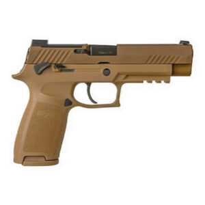 SIG SAUER P320-M17 FULL 9MM PISTOL, COYOTE PVD - 320F-9-M17-MS-MA