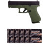 GLOCK G19 GEN5 9MM PISTOL & 500 ROUNDS OF CCI BLAZER BRASS 9MM 124 GRAIN AMMO