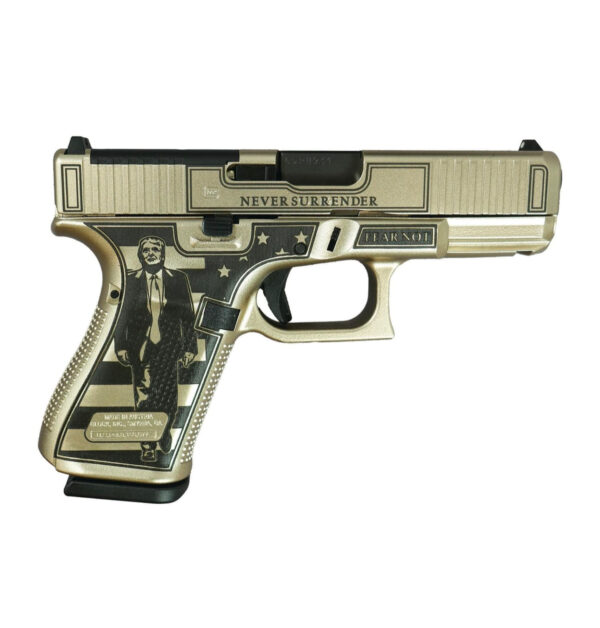 GLOCK G19 GEN 5 9MM 4.02" TRUMP FIGHT 15RD PISTOL - PA195S203MOSTF
