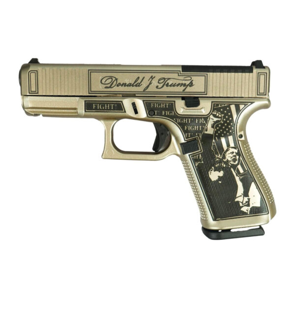 GLOCK G19 GEN 5 9MM 4.02" TRUMP FIGHT 15RD PISTOL - PA195S203MOSTF