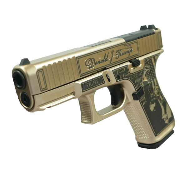 GLOCK G19 GEN 5 9MM 4.02" TRUMP FIGHT 15RD PISTOL - PA195S203MOSTF
