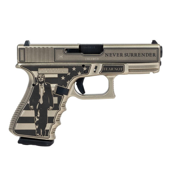 GLOCK G19 GEN 3 4" 9MM TRUMP FIGHT PISTOL 15RD - PI1950203TF19