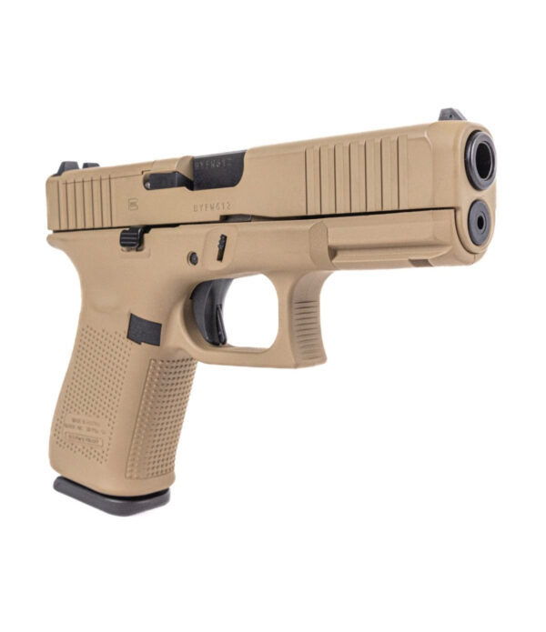 GLOCK 19 GEN 5 9MM PISTOL MOS 4.02"15RD, FDE - PA195S203MOSFDE