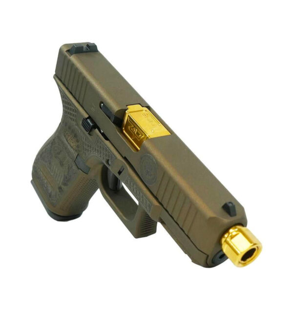 GLOCK 19 GEN 5 FS TRUMP 9MM 4.6" 15RD PISTOL, FDE - PA195S203T