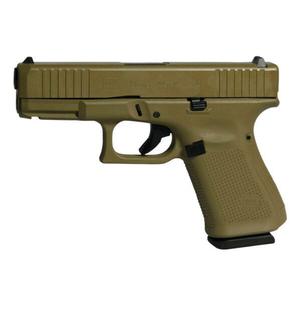 GLOCK 19 GEN 5 FS 9MM PISTOL, FLAT DARK EARTH - PA195S203FDE