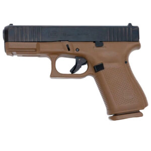 GLOCK 19 GEN 5 FS 9MM PISTOL, BLACK/FDE - PA195S203DE