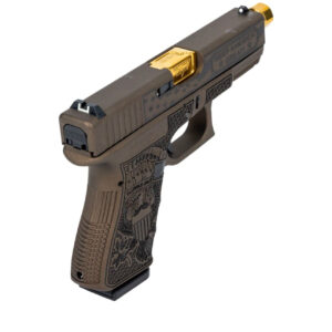 GLOCK 19 TRUMP THREADED BARREL 9MM PISTOL, BURNT BRONZE - PI19502T