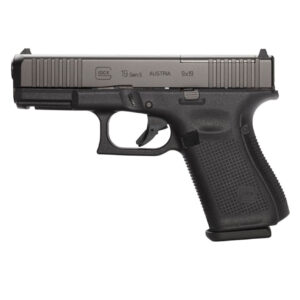 GLOCK 19 GEN 5 MOS FS 10 ROUND 9MM PISTOL, BLACK - PA195S201MOS