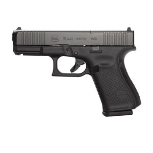 GLOCK 19 OPTICS READY GEN 5 9MM PISTOL WITH FRONT SERRATIONS & (3) 15RD MAGS, BLACK - PA195S203M
