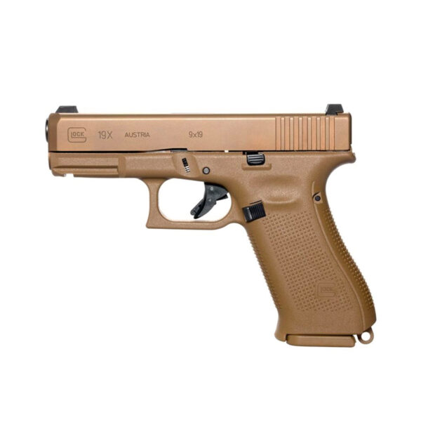 GLOCK 19X GEN5 9MM PISTOL, FLAT DARK EARTH - PX1950703