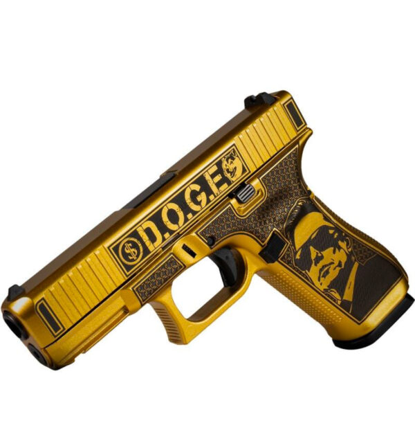 GLOCK 19 GEN5 D.O.G.E GOLD 4.02" 9MM 15RD PISTOL - PA195S204NDGE