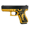 GLOCK G19 GEN 5 TRUMP VICTORY / GOLDEN AGE 4" 9MM 15RD PISTOL, GOLD / BLACK - HS20