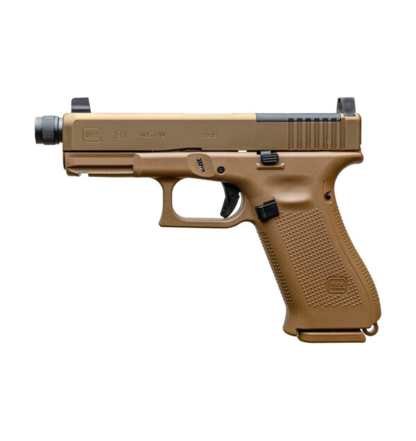 GLOCK 19X MOS 9MM 4.52" 19RD PISTOL, COYOTE - PX1950S03MOSTB