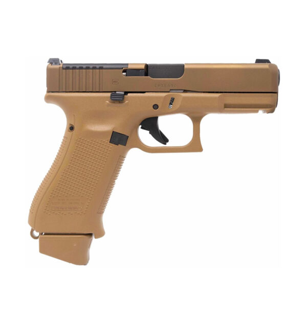 GLOCK 19X MOS 9MM 4.52" 19RD PISTOL, COYOTE BROWN - PX1950703MOS