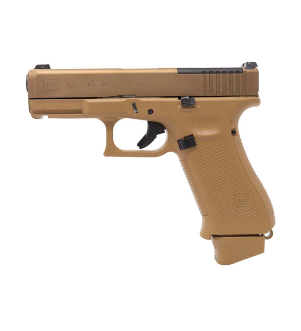 GLOCK 19X MOS 9MM 4.52" 19RD PISTOL, COYOTE BROWN - PX1950703MOS