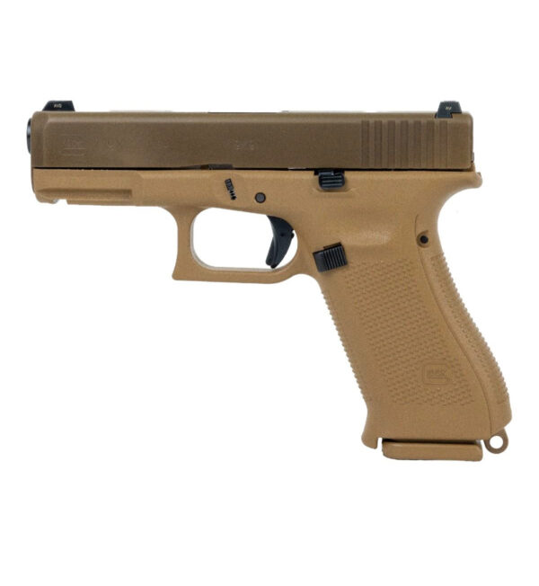 GLOCK 19X GEN5 9MM PISTOL 17RD 4" GNS, FDE - G19X17US