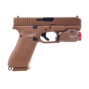 GLOCK 19X GEN 5 9MM PISTOL WITH STREAMLIGHT TLR-7A WEAPON LIGHT, FDE - UX1950203SL