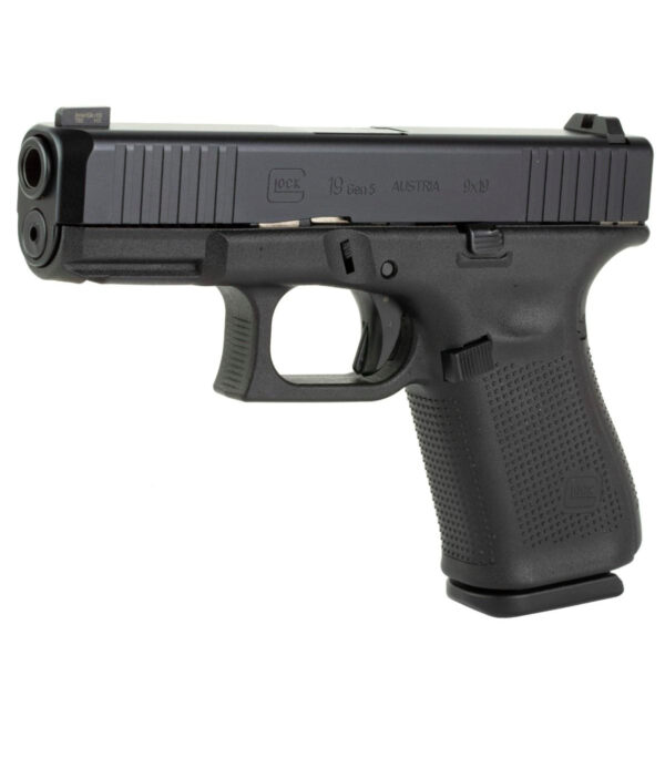 GLOCK 19 GEN 5 9MM PISTOL 4.02" 15RD ,BLACK - PA195S303UC