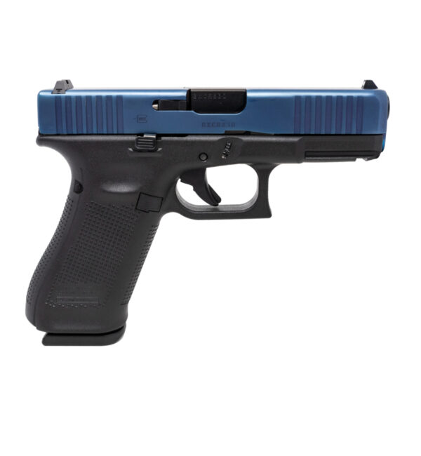 GLOCK 45 9MM 4.02" 17RD PISTOL, MATTE BLUE/ BLACK - 12474