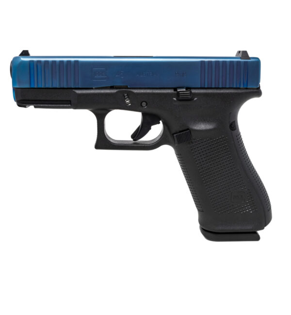 GLOCK 45 9MM 4.02" 17RD PISTOL, MATTE BLUE/ BLACK - 12474