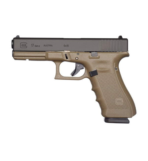 GLOCK 17 GEN 4 9MM PISTOL, BATTLEFIED GREEN - PG1750203BFG