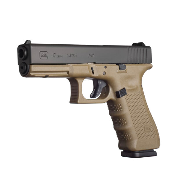 GLOCK 17 GEN 4 9MM PISTOL, BATTLEFIED GREEN - PG1750203BFG