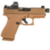 GLOCK G43X MOS 3.41" TB 9MM 10RD PISTOL, FLAT DARK EARTH W/ HOLOSUN HS 407K