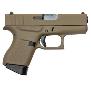 GLOCK G43 GEN 4 CUSTOM FDE SUBCOMPACT 9MM 3.41" 6RDS, FLAT DARK EARTH