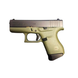 GLOCK 43 9MM PISTOL, BATTLEFIELD GREEN – PI4350201BFG