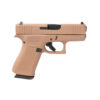 GLOCK 43X 9MM PISTOL, DARK EARTH - ACG-00863