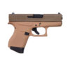 GLOCK G43 3.39" 9MM PISTOL, FDE/BROWN - ACG-00858