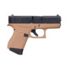 GLOCK G43 3.39" 9MM PISTOL, FDE/BLACK - ACG-00838