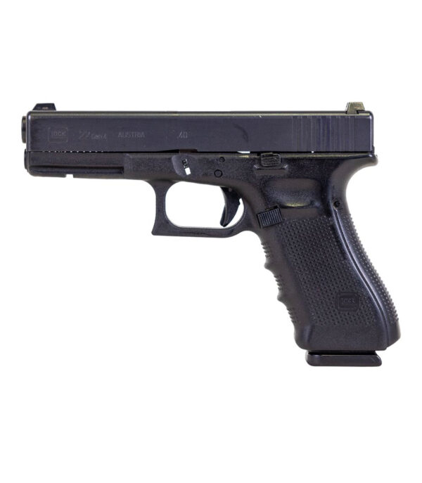 GLOCK POLICE TRADE IN G22 GEN4 4.49" .40 S&W PISTOL W/ (3)15RD & NIGHT SIGHTS - ULPD24-GLO22G4