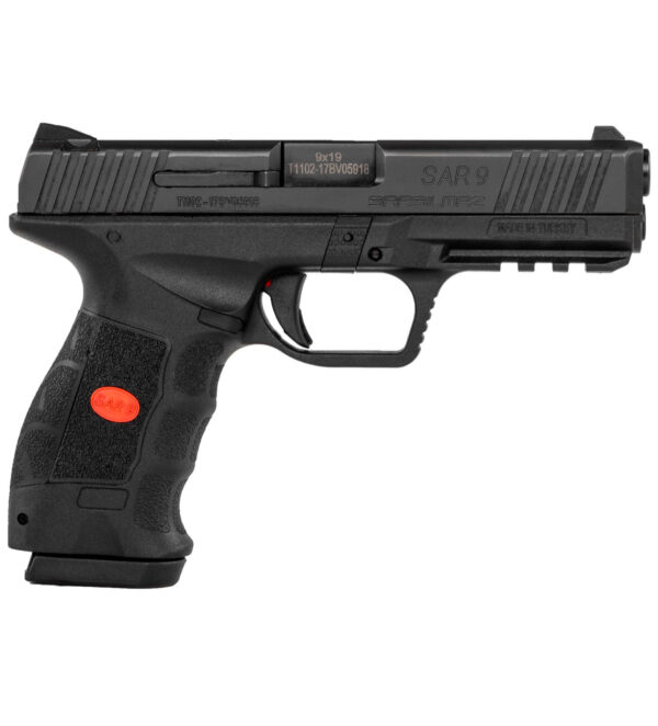 SAR USA SAR9 9MM PISTOL, BLK - SAR9BL