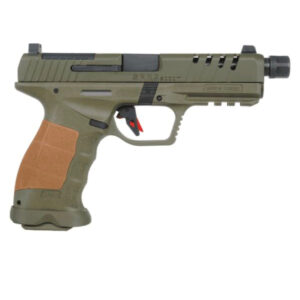 SAR USA SAR9 SOCOM 9MM 5.20" HIGH-CAPACITY PISTOL 17/21RDS, OD GREEN - VERSATILE - SAR9SOCOMOD