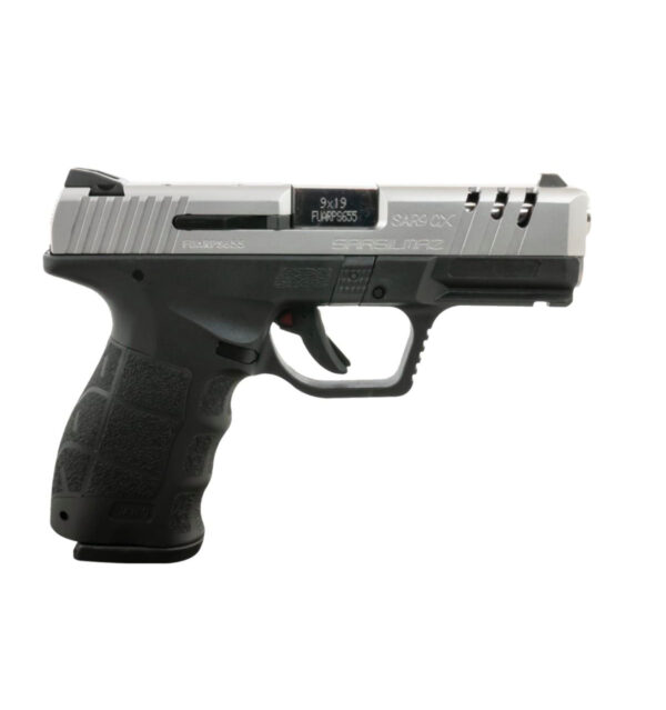 SAR USA SAR9 CX 9MM 4" 15RD PISTOL, BLACK/ SS - SAR9CXST