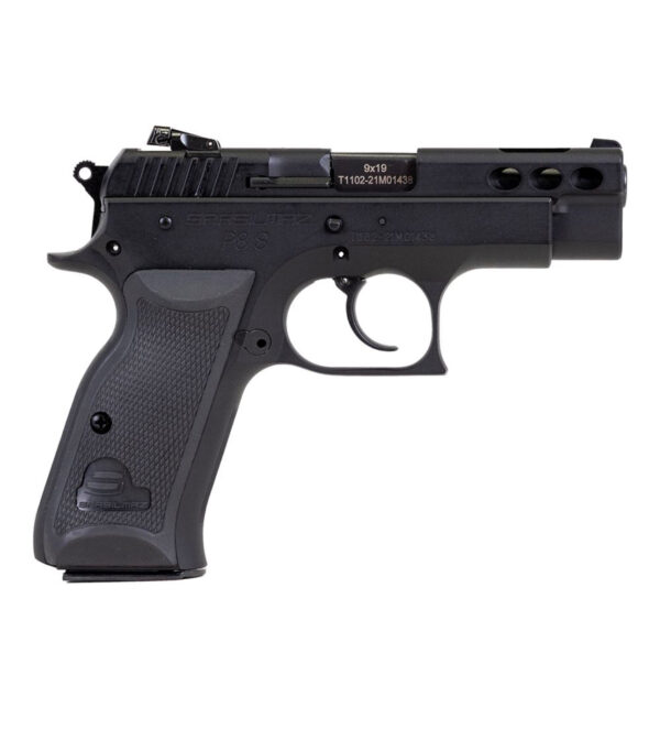SAR USA P8S 9MM 3.8" 17RD COMPACT POLYMER FRAMED PISTOL, BLACK - P8SBL