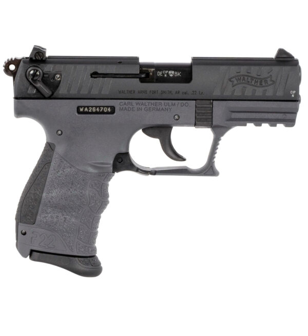 WALTHER ARMS P22Q .22 LR PISTOL, TUNGSTEN GRAY - 5120765