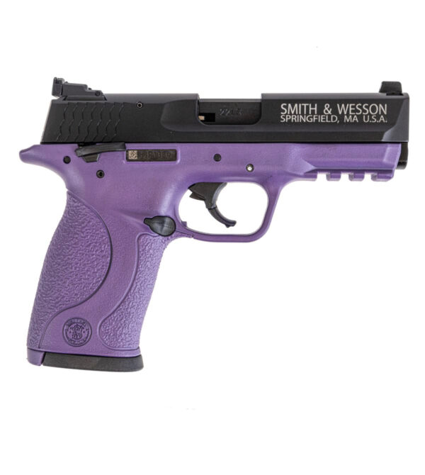 SMITH & WESSON M&P22 COMPACT 22 LR PISTOL 10RD 3.56", PURPLE/BLACK - 13663