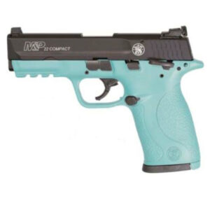 S&W M&P22 COMPACT .22 LR PISTOL, ROBIN'S EGG BLUE/BLACK - 13300