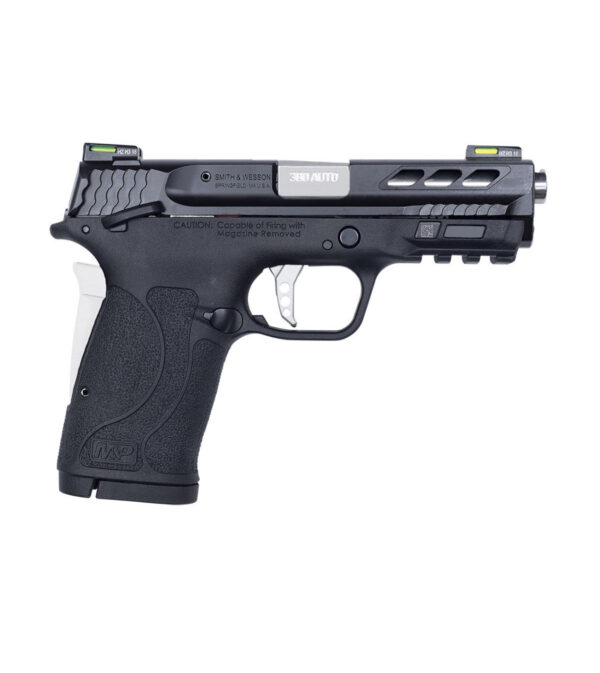 S&W PERFORMANCE CENTER M&P380 SHIELD EZ M2.0 .380 ACP PISTOL, SILVER BARREL - 12718