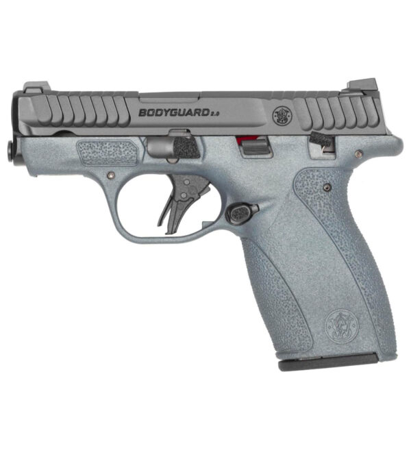 S&W EXCLUSIVE "BLUE TITANIUM" M&P BODYGUARD 2.0 2.75" .380ACP 12RD PISTOL, TITAN BLUE/ BLACK - SW14539