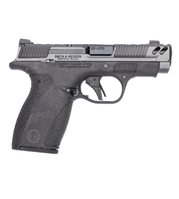 SMITH & WESSON PC BODYGUARD 2.0 CARRY COMP, NO THUMB SAFETY, 3.1" 380 AUTO PISTOL W/ (1) 10RD AND (1)12RD MAG, GREY/BLK - 14416