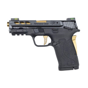 S&W PERFORMANCE CENTER M&P380 SHIELD EZ .380 ACP PISTOL, GOLD BARREL - 12719