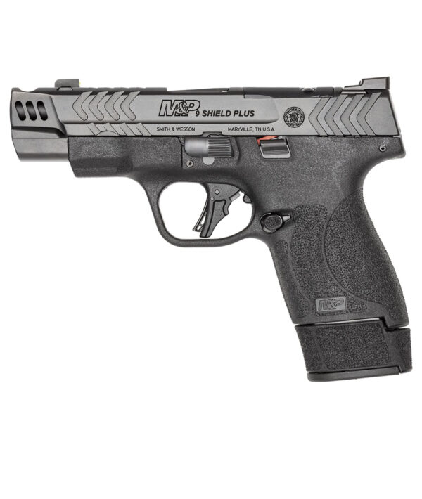 SMITH & WESSON PERFORMANCE CENTER PC M&P 9 SHIELD PLUS CARRY COMP OR NO THUMB SAFETY - 13990
