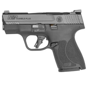 S&W M&P SHIELD PLUS OPTICS READY 9MM PISTOL, BLACK - 13558