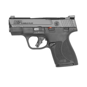 S&W M&P SHIELD PLUS MS OPTICS READY 10 ROUND 9MM PISTOL, BLACK - 13559