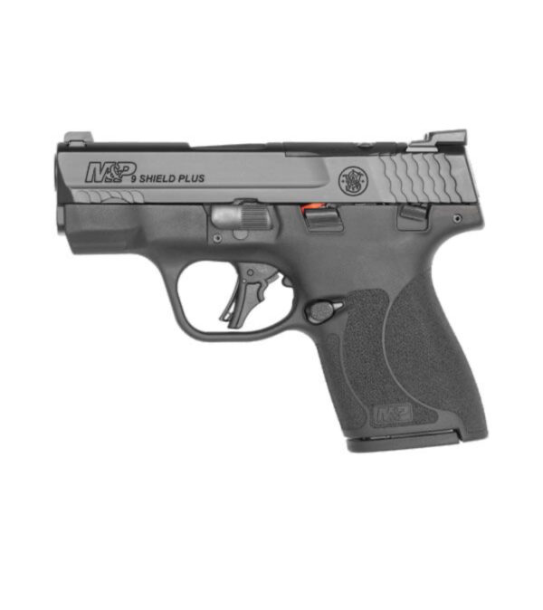 S&W M&P SHIELD PLUS MS OPTICS READY 10 ROUND 9MM PISTOL, BLACK - 13559